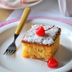 Coconut Cake with Syrup