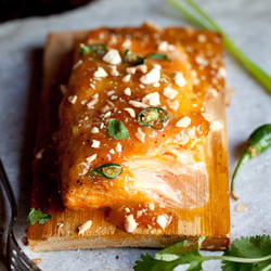 Baked Salmon w/ Spicy Jam