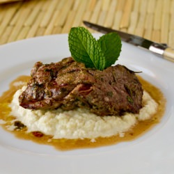 Pan Roasted Lamb Steak