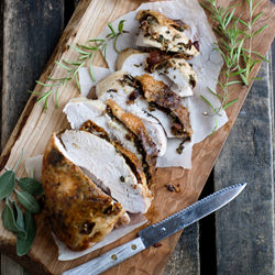 Bacon and Herb Roasted Turkey