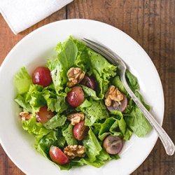 Grape and Walnut Salad