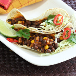 Black Bean and Corn Tacos