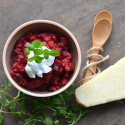 Risotto with Beetroots