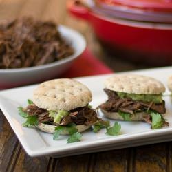Shredded Beef Sliders