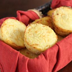 Garlic Cheddar Corn Muffins