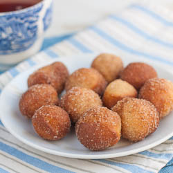 Yeasted Apple Cider Doughnuts