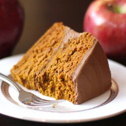 Skinny Orange Velvet Pumpkin Cake