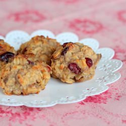 Banana Cranberry Cookies