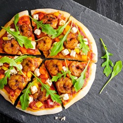 Tandoori Prawn Pizza