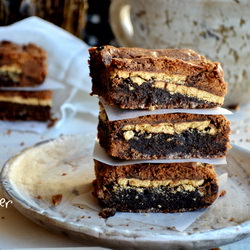 Peanut Butter Cookie Brownies