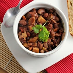 Bean Chili with Chocolate