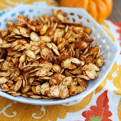 Salted Caramel Pumpkin Seeds
