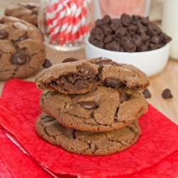 Malted Dark Chocolate Chip Cookies