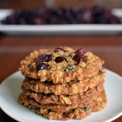 Harvest Cranberry Oatmeal Cookies