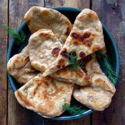 Herbed Yogurt Spelt Flatbreads