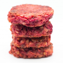 Four Grain Patties with Beetroot