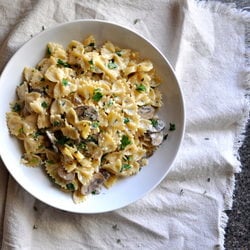Mushroom Gruyere Pasta