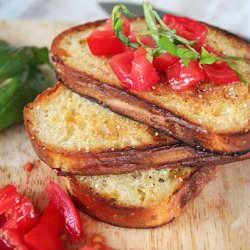 5 Minute Bruschetta