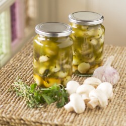 Marinated Button Mushrooms