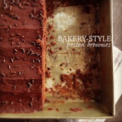 Bakery-Style Frosted Brownies