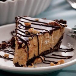 Chocolate Peanut Butter Silk Pie