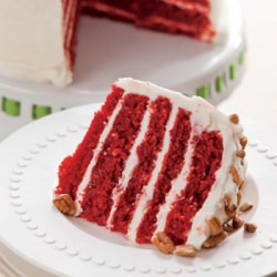 Five Layer Red Velvet Cake