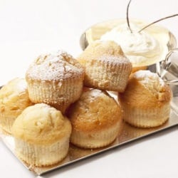 Mini White Chocolate Muffins