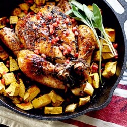 Sage and Garlic Roasted Chicken