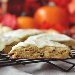 Pumpkin Cranberry Scones