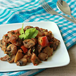 Mushroom & Potato Curry