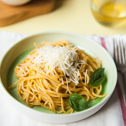 Spaghetti with Pesto Trapanese