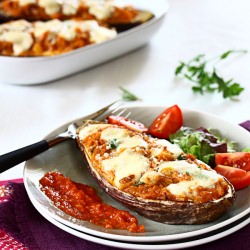 Eggplant Stuffed with Tuna
