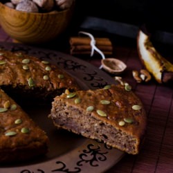 Pumpkin Walnut Cake