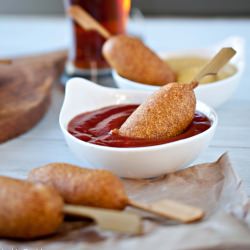 Beer Battered Mini Corn Dogs