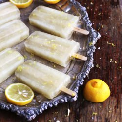 Lemon Lime Sherbet Pops