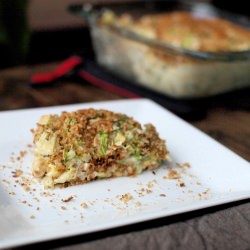 Brussels Sprout and Quinoa Gratin
