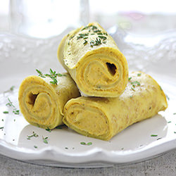 Crêpes w/ Pumpkin Filling