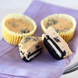 Oreos and Peanut Butter Cheesecakes