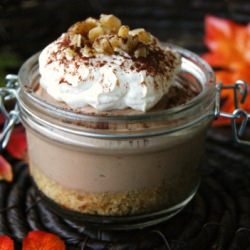 Nutella Cheesecake in a Jar