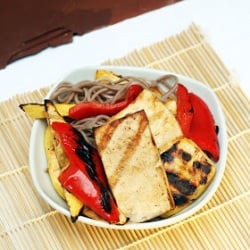 Grilled Tofu with Soba Noodles