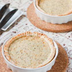 Quiche with Roquefort and Pears