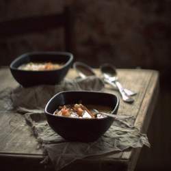 Shrimp Soup with Cheddar