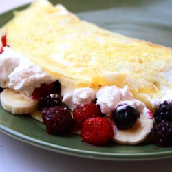 Decadent Fruit Omelet