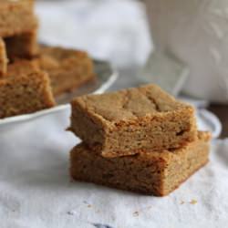 Ginger Chai Blondies