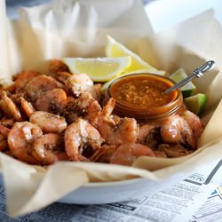 Drunken Spicy Shameless Shrimp