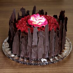 Chocolate Raspberry Mud Cake