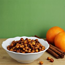 Orange Spiced Roasted Chickpeas