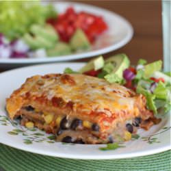 Vegetarian Mexican Lasagna
