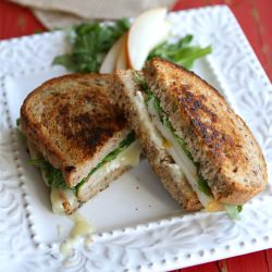 Grilled Brie Pear