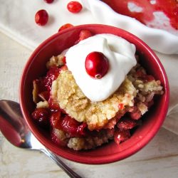 Cranberry-Pear Crisp